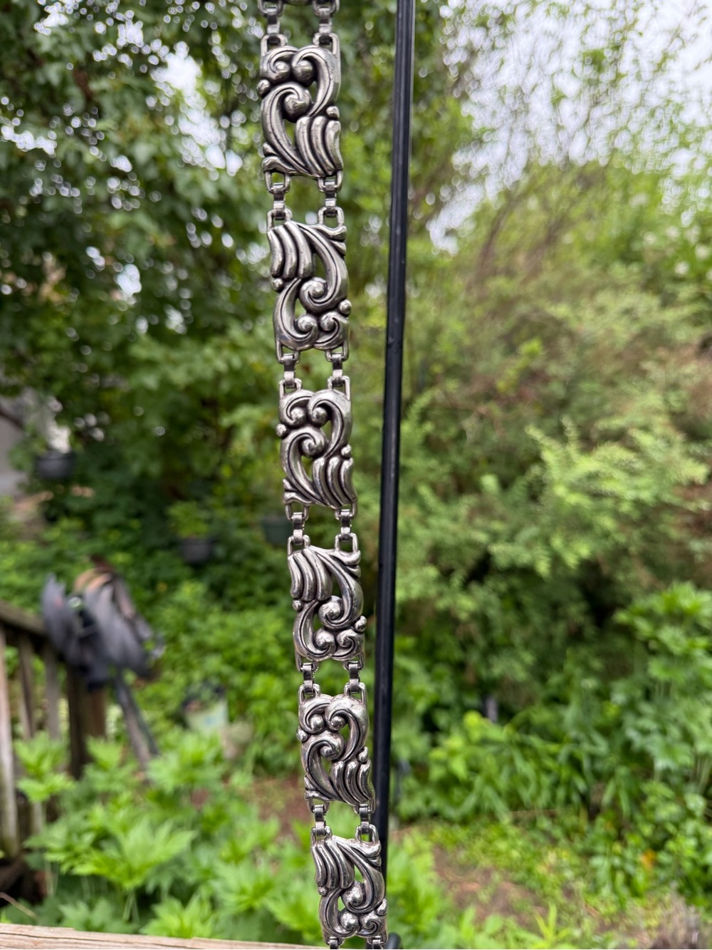 Brighton Black Silver Belt Ladies Small 25-28” 1996 Style 34803 As Is